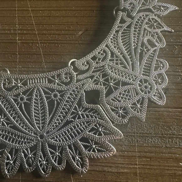 16” Silver Art Nouveau Necklace with 2.25” extender | Amrita Singh - Picture 2 of 2